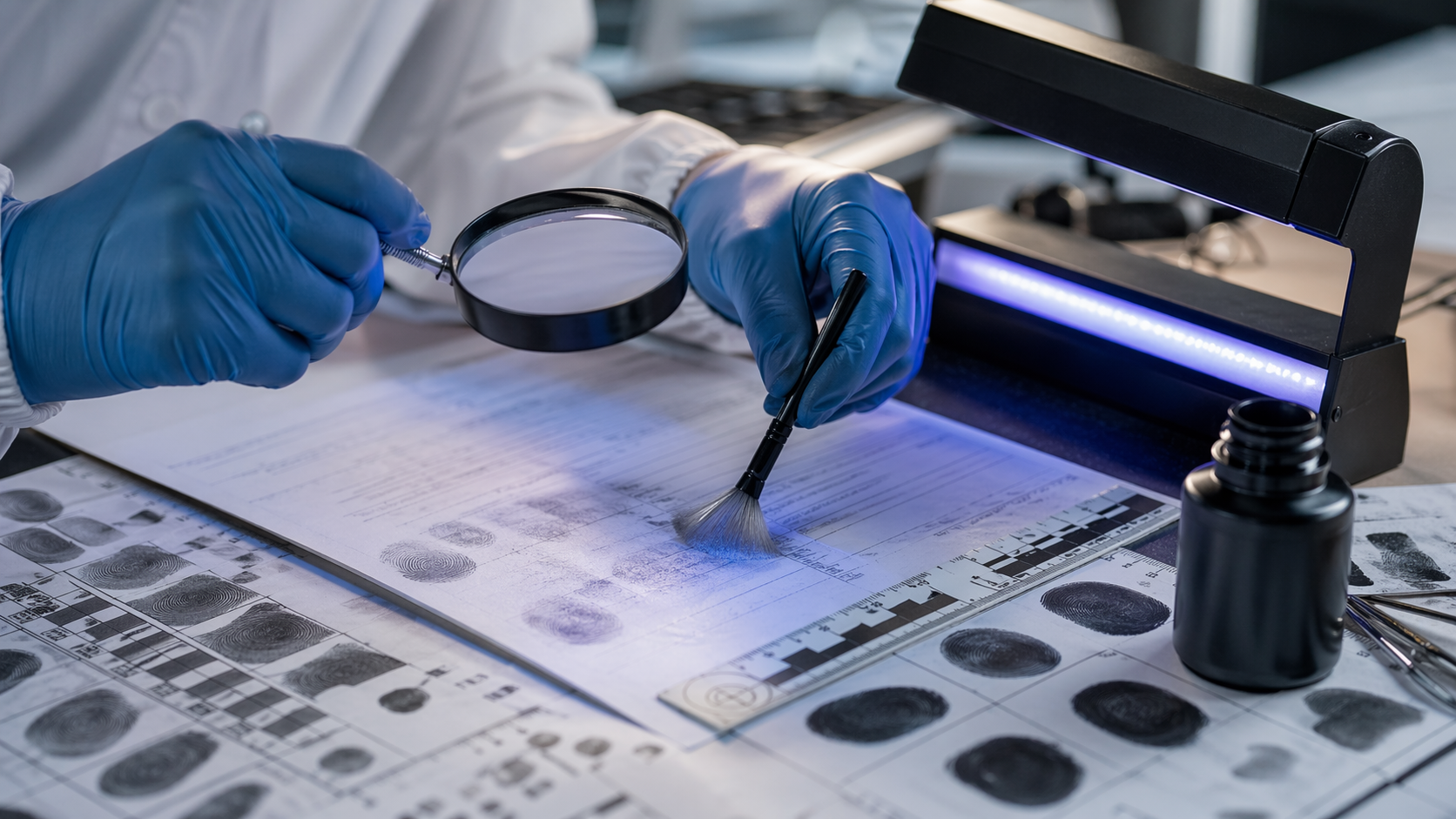 Криміналістичне дослідження документів та відбитків пальців